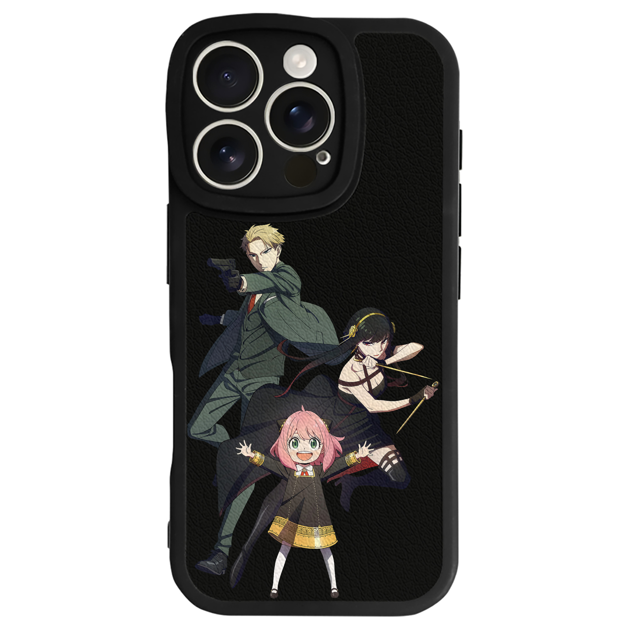 （画像用） SPY×FAMILY间谍家家酒 【iPhone 16シリーズ対応】シリコンスマホケース（レザー調） 材質：シリコン